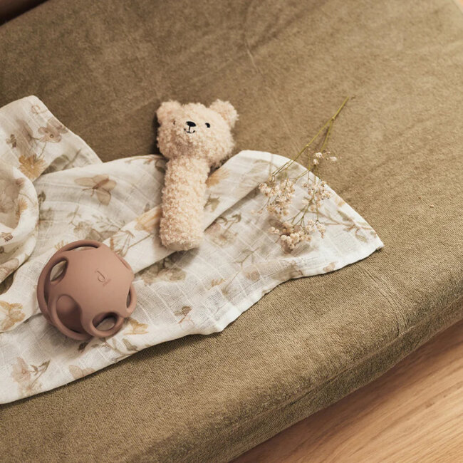 Aankleedkussenhoes Badstof 50x70cm Olive Green