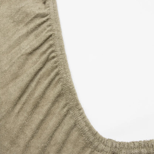 Aankleedkussenhoes Badstof 50x70cm Olive Green