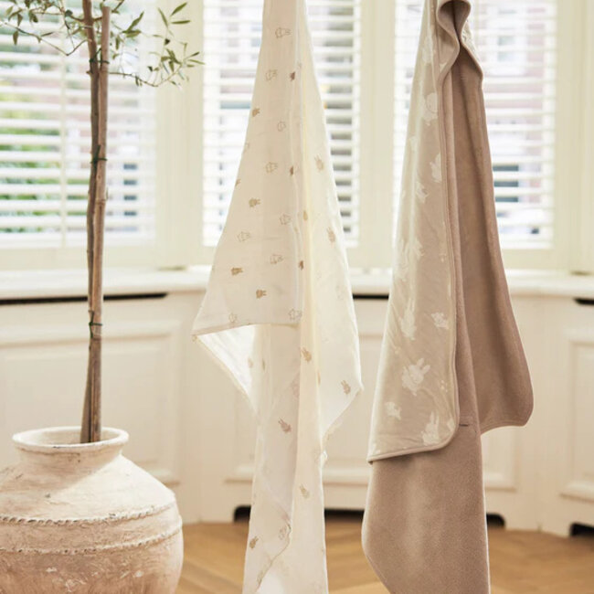 Hydrofiele Doek Small 70x70cm Happy Nijntje Nougat (3pack)