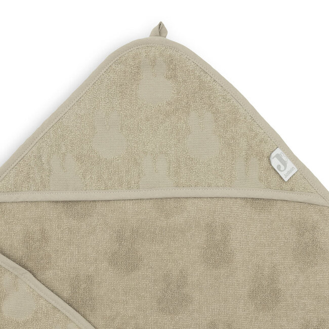 Badcape Badstof 75x75cm Nijntje Jacquard Olive Green