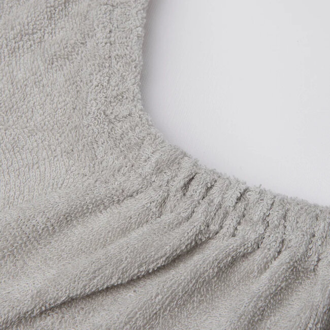 Aankleedkussenhoes Badstof 50x70cm Soft Grey/Storm Grey (2 pack)