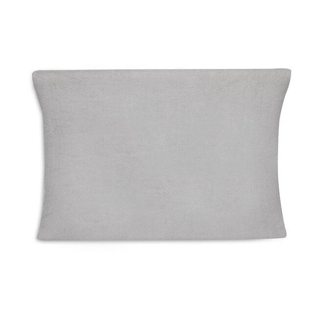 Aankleedkussenhoes Badstof 50x70cm Soft Grey/Storm Grey (2 pack)