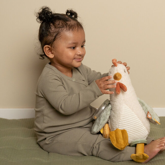 Activiteitenknuffel kip 25cm Little Farm