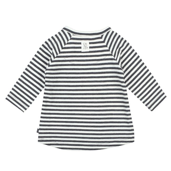 Longsleeve streep - Dots Antraciet