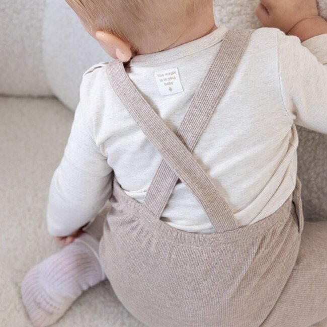 Tuinbroek rib - The Magic is in You Taupe