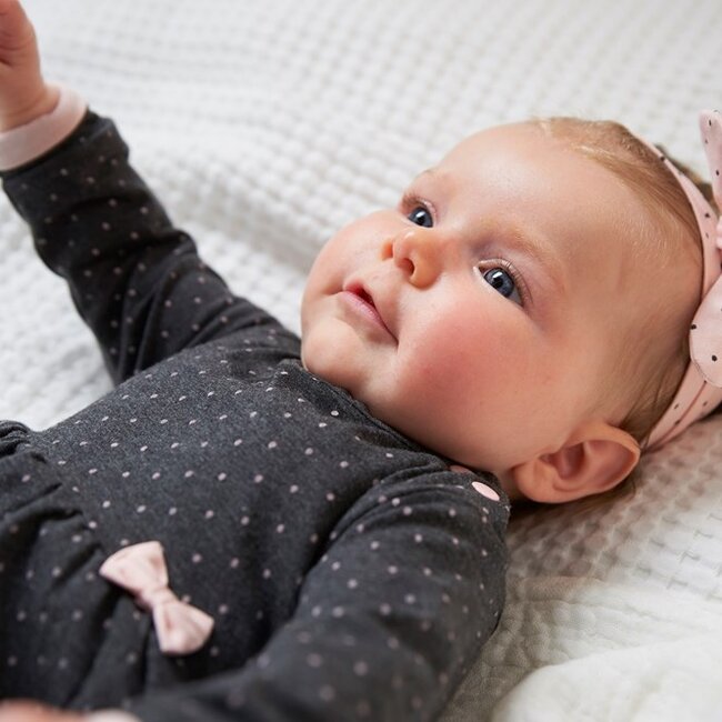 Haarband Dots Roze Maat 1