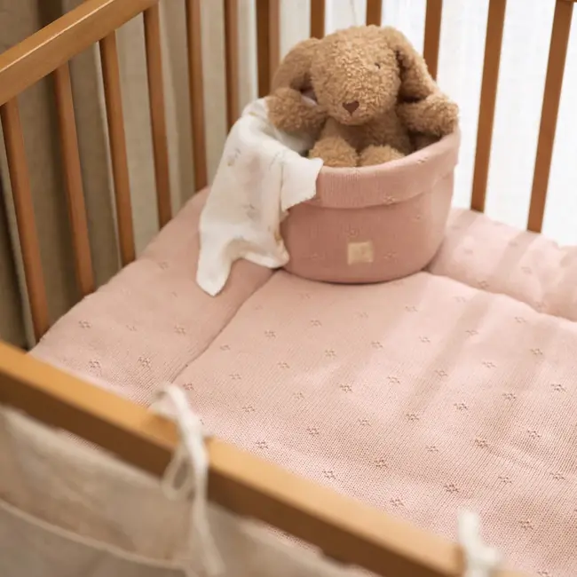 Boxkleed 75x95cm Cosy Knit Wild Rose