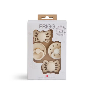 Frigg Baby's First Pacifier 4-Pack Cream Night
