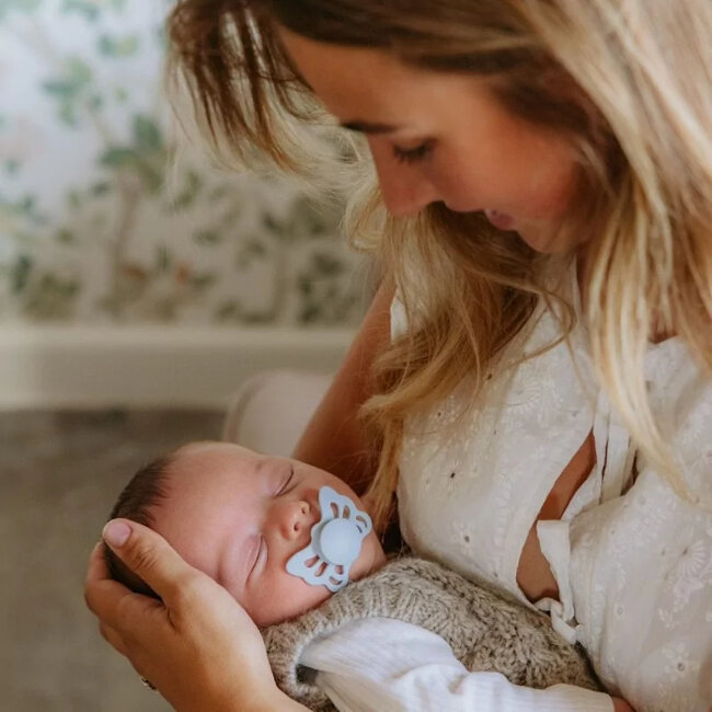 Baby's First Pacifier 4-Pack Powder Blue Night