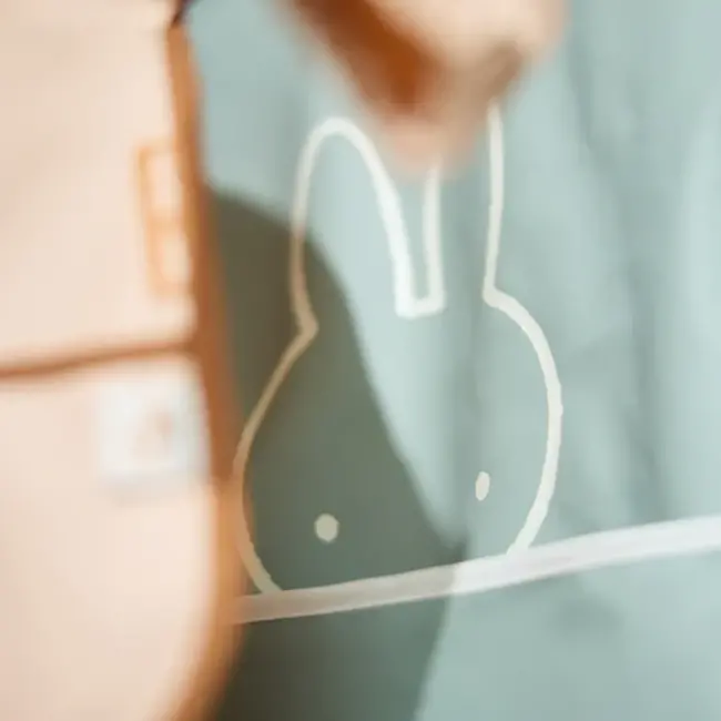 Slab Waterproof met Mouw Nijntje Peekaboo Sea Green