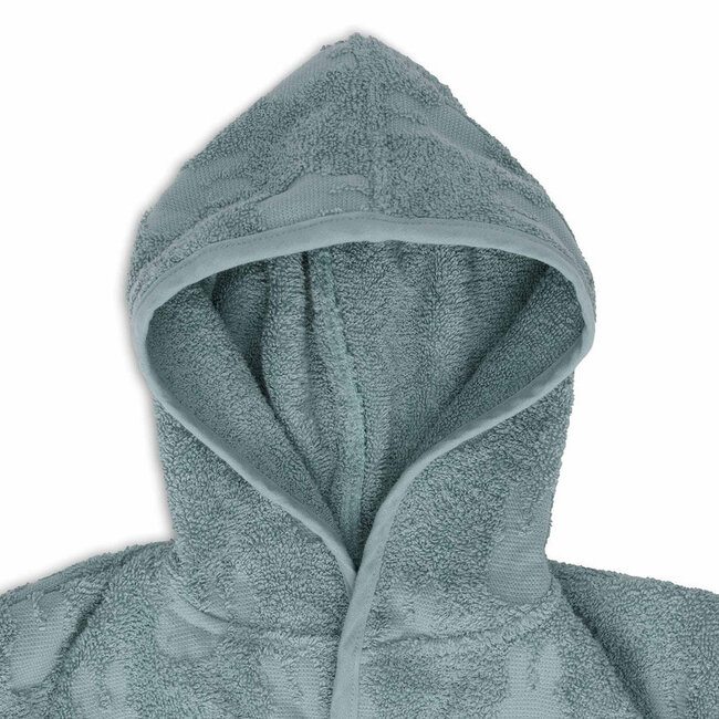 Badjas Badstof 1-2 jaar Nijntje Jacquard Sea Green