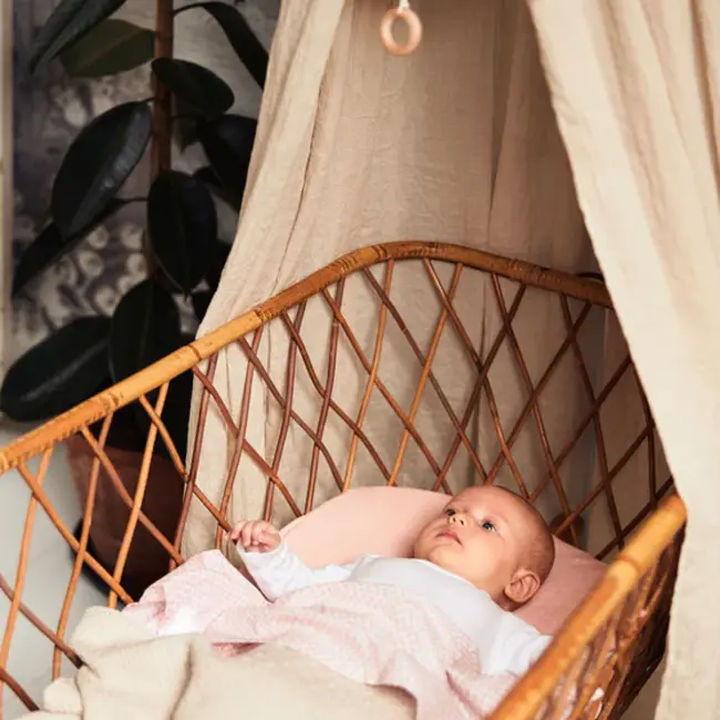 Sluier vintage 155cm nougat