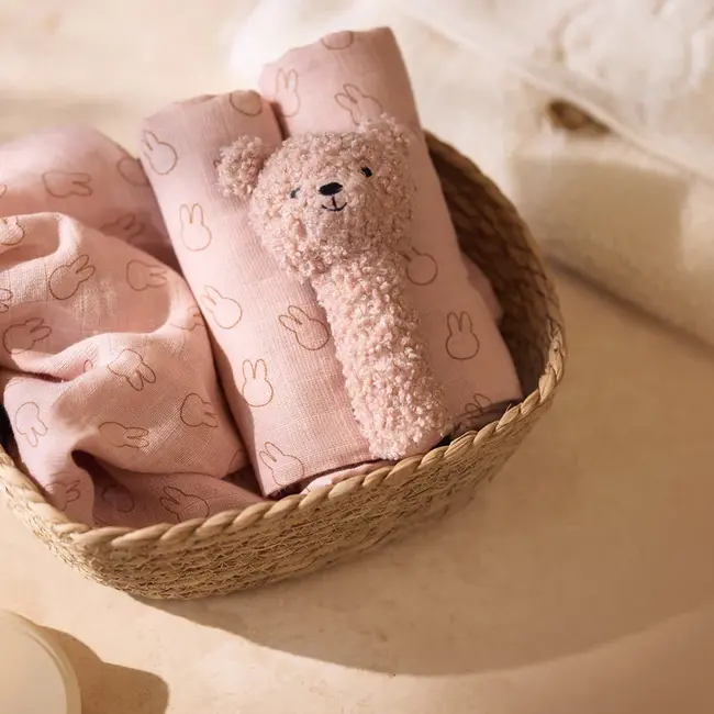 Hydrofiele Doek Small 70x70cm Miffy Silhouettes Wild Rose (3 pack)