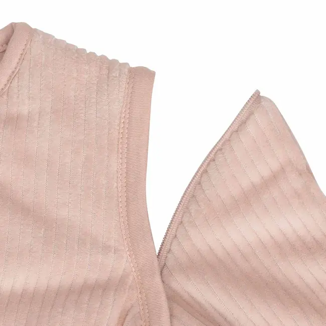 Slaapzak met afritsbare mouw Rond Rib Wild Rose