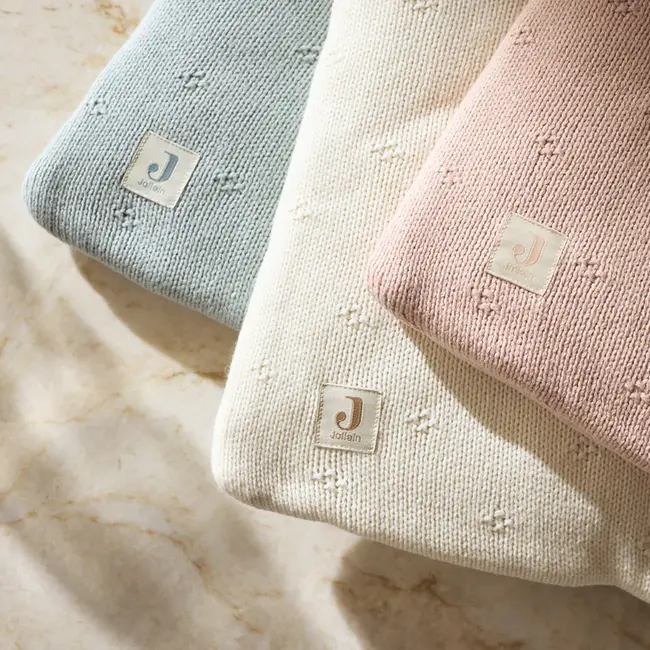 Boxkleed 75x95cm Cosy Knit Ivory