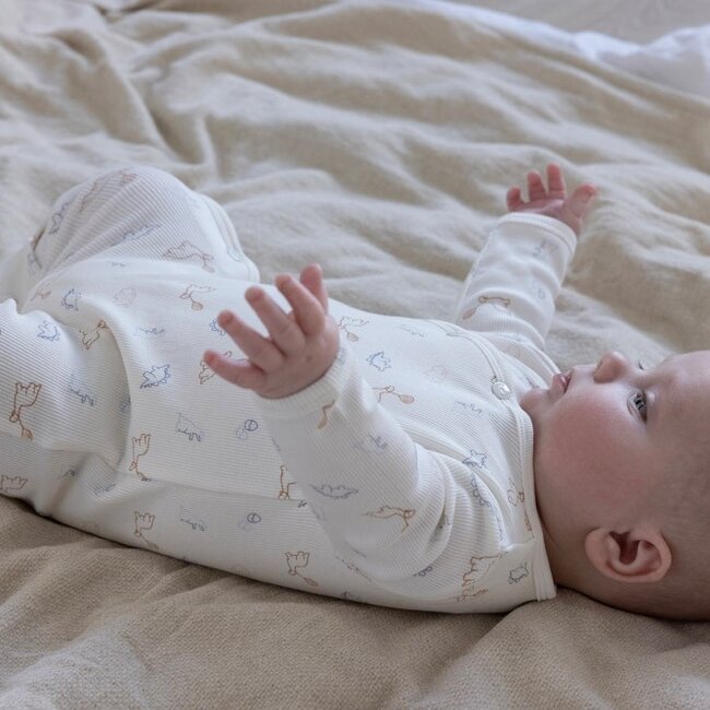 Boxpakje AOP Dino Offwhite