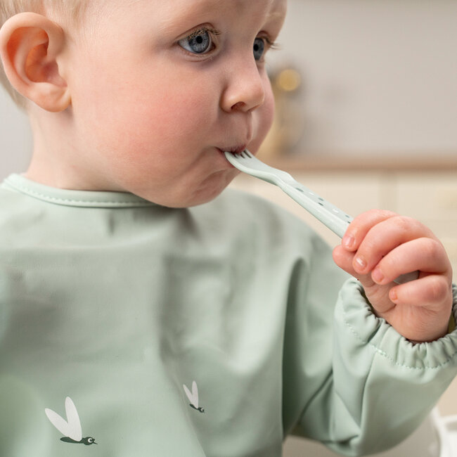 Bestekset Happy dots Green