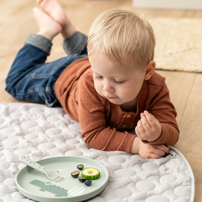 Bestekset Happy dots Green