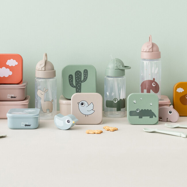 Snack Box Set Van 3 Happy clouds Green