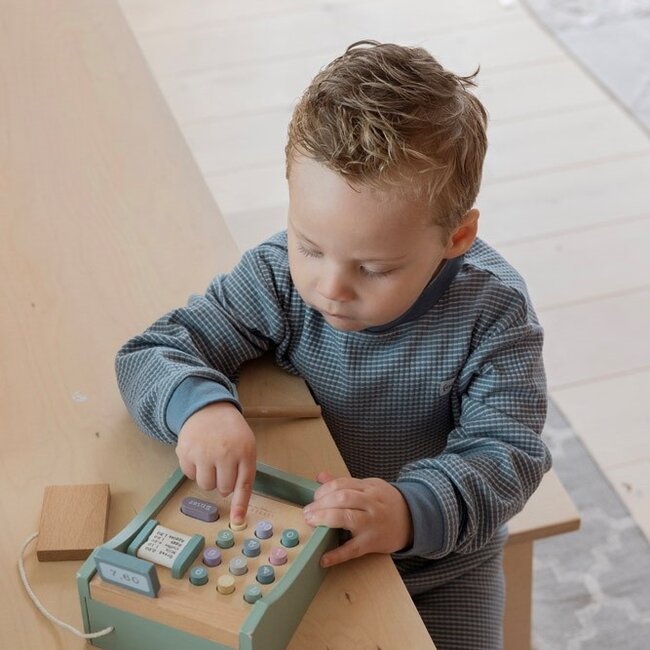 Pyjama wafel Ijs Blauw