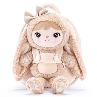 Metoo Rugzak Fluffy Bunny Beige