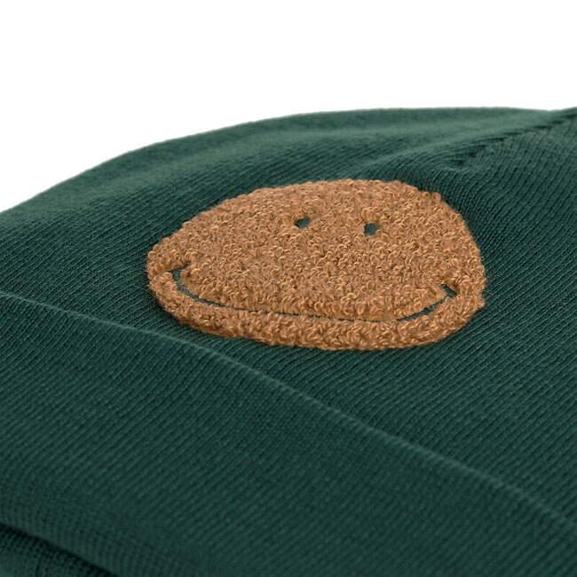 Merino Beanie Little Gang Smile Ocean Green