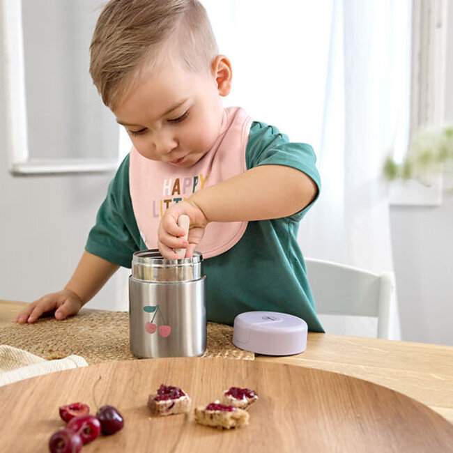 Food Jar Happy Fruits Cherry