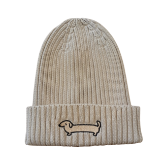 Dotjes en Boefjes Kindermuts Teckel Beige