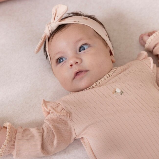 Longsleeve Rib Sweet Poppy Roze