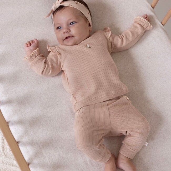 Longsleeve Rib Sweet Poppy Roze