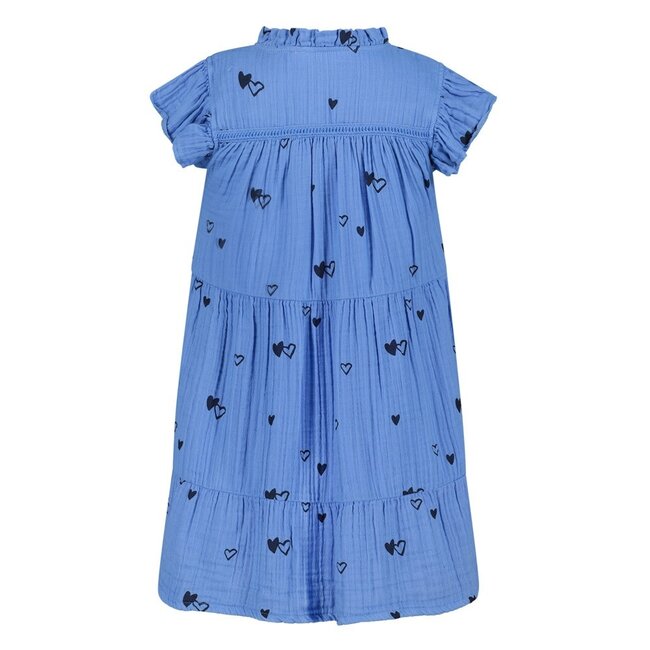 Jurk Aop Mousseline Ciao Bella Blauw