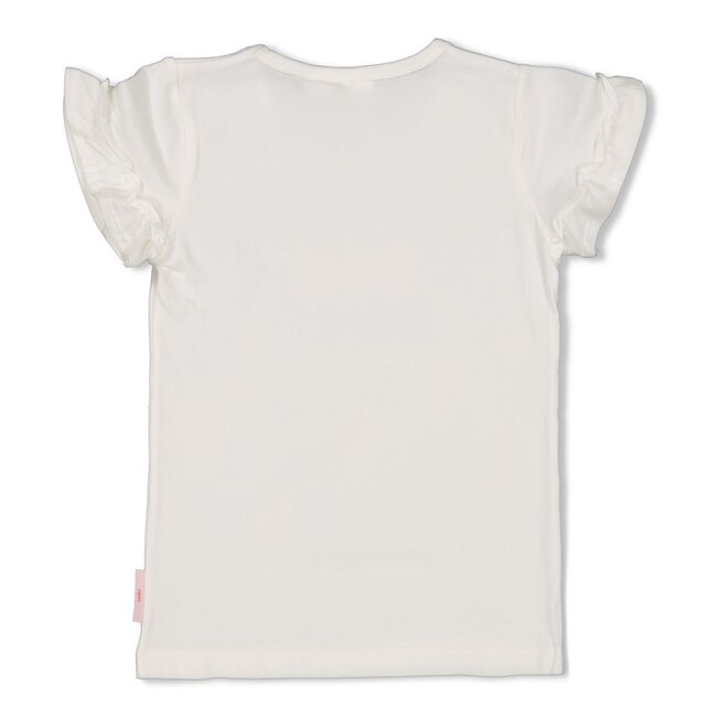 T-Shirt Ruches Ciao Bella Offwhite