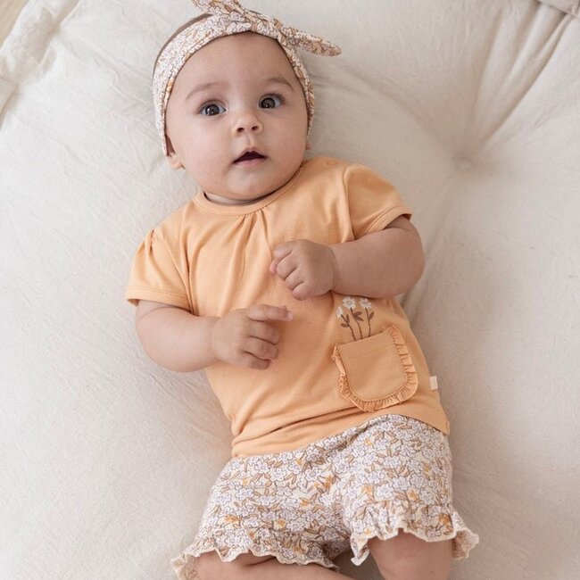 Short Aop Flower Field Creme