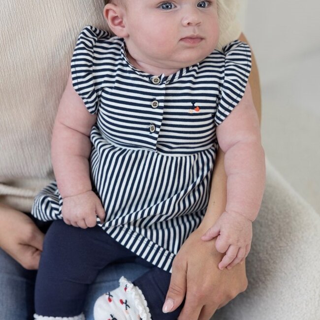 Jurk Streep Mon Cheri Marine