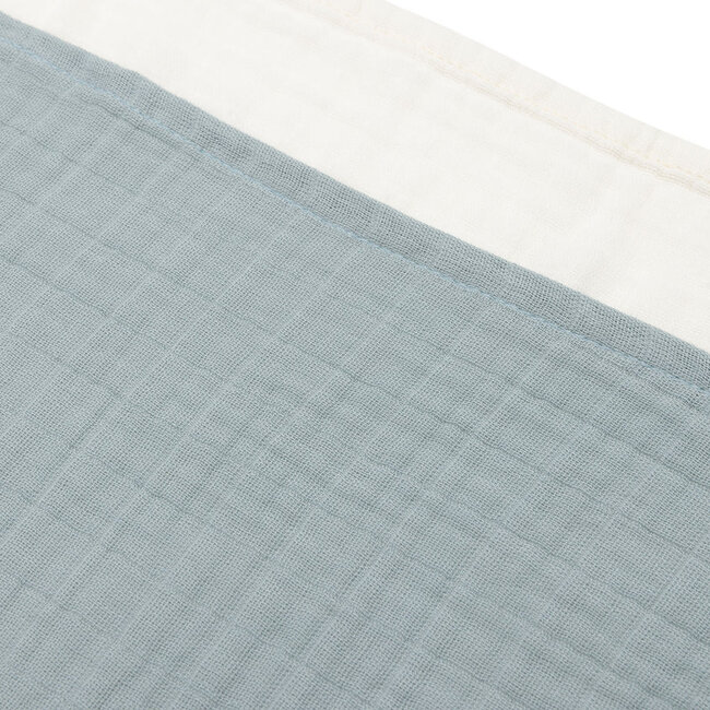 Hydrofiele Doek Small 70x70cm Sea Green/Ivory (4pack)