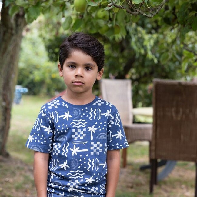 Short Explore More Offwhite Melange