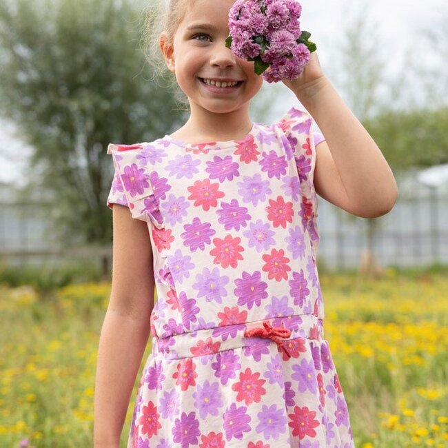 Jurk Aop Picknick Perfect Koraal