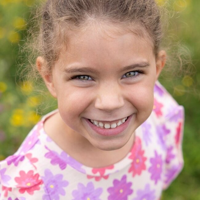 Jurk Aop Picknick Perfect Koraal