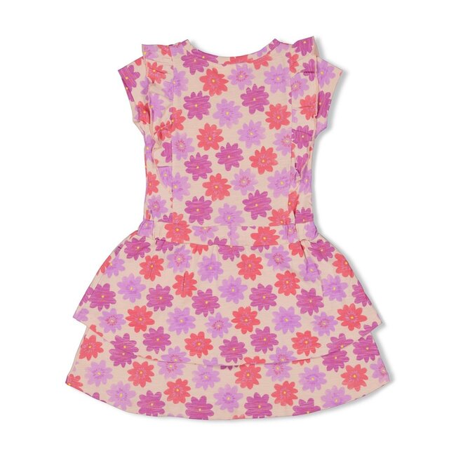 Jurk Aop Picknick Perfect Koraal