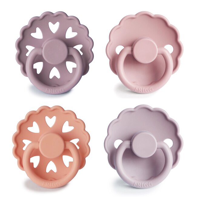 Fopspeen Silicone 4-Pack Sunset Bliss Maat 1