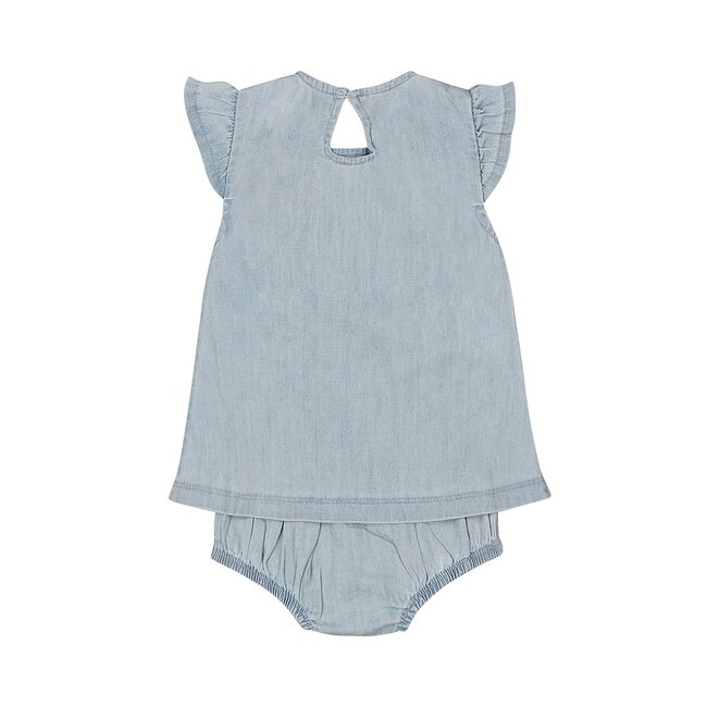 2-Delige Set Girls Cute Blue Jeans