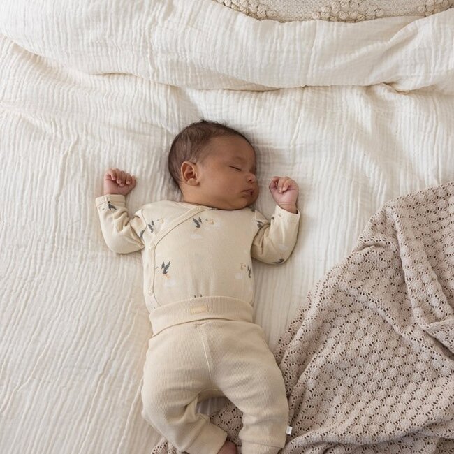 Broek Rib Special Delivery Creme