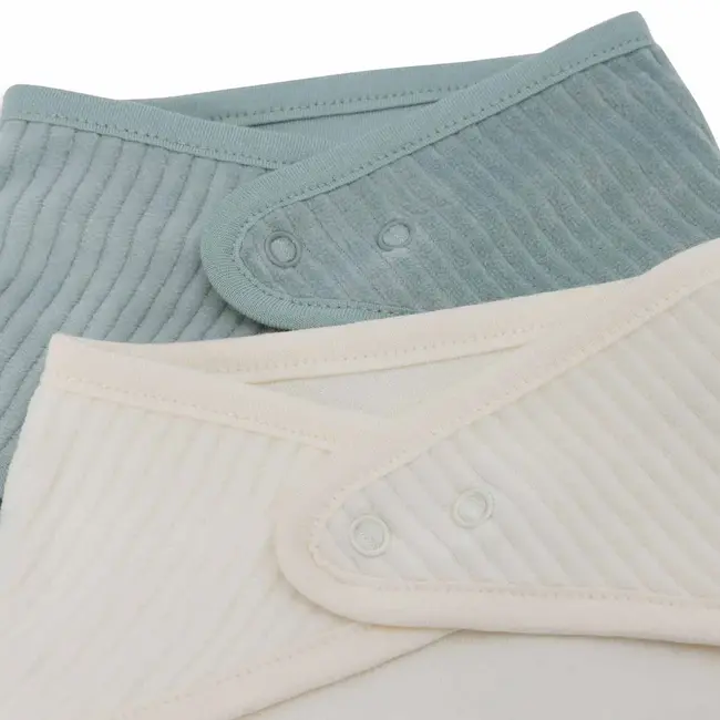 Slab Bandana Velvet Rib Sea Green/Ivory (2pack)