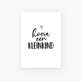 Dotjes en Boefjes Kaartje 'Hoera een kleinkind'