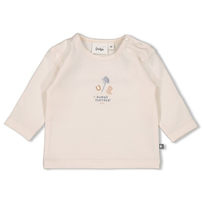 Longsleeve Howdy Offwhite