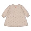 Jurk Rib Aop Morning Sun Taupe Melange