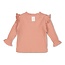 Longsleeve Ajour Rib Morning Sun Roze