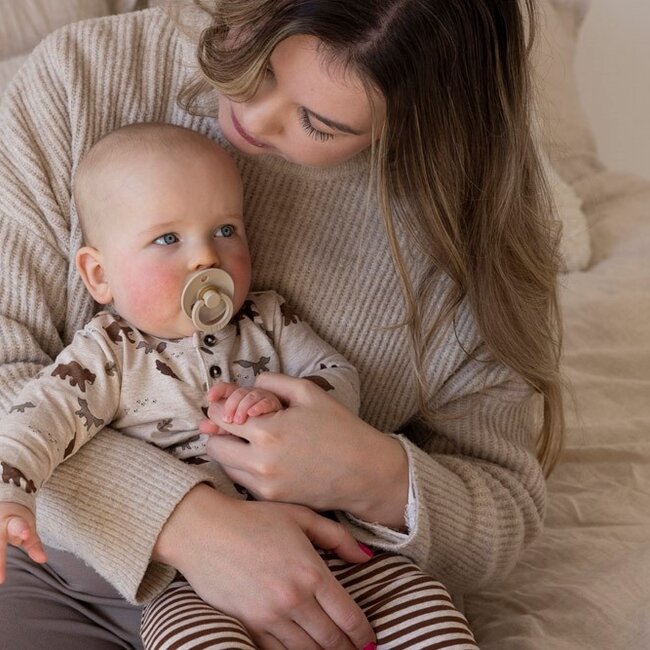 Longsleeve Aop Wild World Taupe Melange