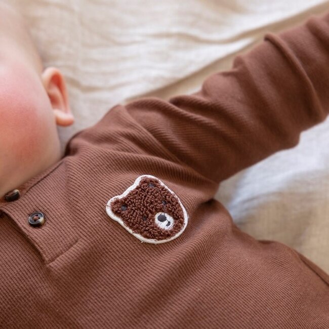 Longsleeve Rib Wild World Bruin