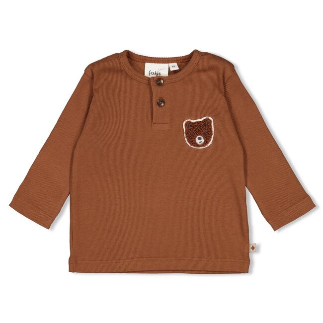 Longsleeve Rib Wild World Bruin
